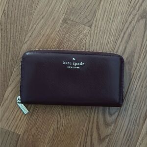 Kate Spade Women's Burgundy Wallet